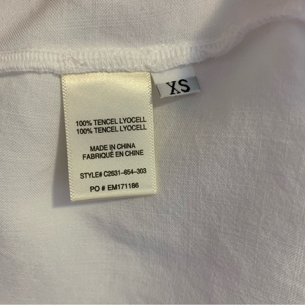 Bella Dahl Split Back Button Down - White - image 8